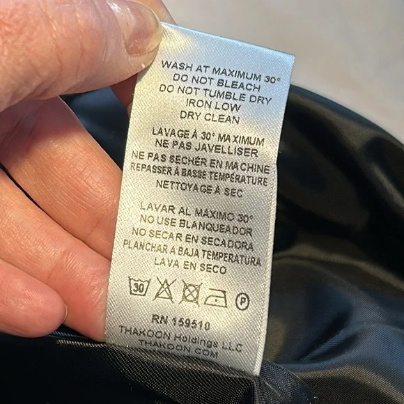 THAKOON Hooded Long Line Teddy Duster Shearling Coat Oversized Relaxed Fit XL - Picture 11 of 14